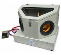 Cabine de sablage 30l Appareil de sablage avec pédale incl. accessoires | Sableuse avec éclairage | Appareil de sablage à air comprimé