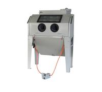 Cabine de Veine de Sable 420l Pédale Machine Avec Extraction Sableuse 230V