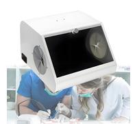 Cabine de sablage, boîte à poussière for laboratoire dentaire, cabine de sablage avec source lumineuse LED 5500K, double ventilateur intégré, for opérations de sablage, rodage, gravure