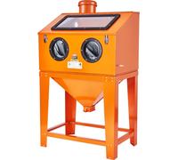 cabine de sablage de 90 gallons avec système de collecte des poussières de 1,8 gallon Cabine de sablage de 40 à 120 PSI avec support Sableuse haute performance avec pistolet de sablage et 4 buses pour