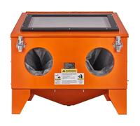 Cabine De Sablage-Duoku-40 Gallons-Cabine Sablage Portable De 40 À 120 Psi-Sableuse En Acier Robuste Avec Pistolet Sablage