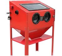 Varan Motors - NESB-16D Cabine de sablage, microbilleuse, sableuse manchons professionnelle 220 litres avec Accessoires