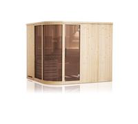 Cabine de sauna ARQUE finlandais KILA 6/7 places 244x194 x H.199 cm--