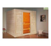 Cabine de Sauna BASIC MASSIV LARGE de SENTIOTEC 195x187 cm--