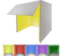 cabine d'enregistrement de bureau, Cabine d'enregistrement portable for studio à domicile, cabine for voix, salle d'isolation acoustique(Yellow)