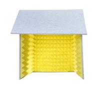 Cabine d'enregistrement vocale portable, isolation phonique, mousse haute densité, housse insonorisante pour bureau, absorbeur acoustique pour studio à domicile pour filtrage vocal professio