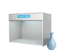Cabine d'essai de Couleurs Fivelight à 45° pour Impression Textile | Cabine d'éclairage avec bandes LED intelligentes, options 4/5/6 lampes, idéale pour l'évaluation des couleurs en laboratoire.