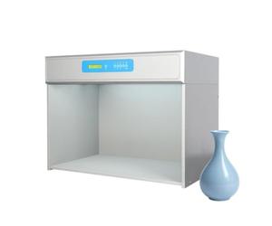 Cabine d'essai de Couleurs Fivelight à 45° pour Impression Textile | Cabine d'éclairage avec bandes LED intelligentes, options 4/5/6 lampes, idéale pour l'évaluation des couleurs en laboratoire.