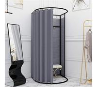 Cabine d'essayage de Magasin de vêtements, Cabine d'essayage temporaire, vestiaire, Rideau de Porte, Centre Commercial, vestiaire Simple avec Rail, présentoir de Dressing Portable