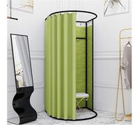 Cabine d'essayage de Magasin de vêtements, Cabine d'essayage temporaire, vestiaire, Rideau de Porte, Centre Commercial, vestiaire Simple avec Rail, présentoir de Dressing Portable