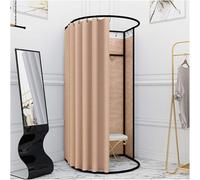 Cabine d'essayage de Magasin de vêtements, Cabine d'essayage temporaire, vestiaire, Rideau de Porte, Centre Commercial, vestiaire Simple avec Rail, présentoir de Dressing Portable