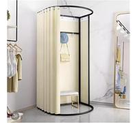 Cabine d'essayage de Magasin de vêtements, Cabine d'essayage temporaire, vestiaire, Rideau de Porte, vestiaire Simple pour Centre Commercial avec Rail, présentoir de Dressing Porta