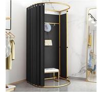 Cabine d'essayage de Magasin de vêtements, Cabine d'essayage temporaire, vestiaire, Rideau de Porte, vestiaire Simple pour Centre Commercial avec Rail, présentoir de Dressing Porta