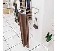 Cabine D'essayage De Magasin De Vêtements, Cadre En Métal De Dressing Mural Rond Adapté Au Bureau De Magasin De Vêtements De Centre Commercial (8 Couleurs 3 Tailles) (Color : Brown, Size : 30x70cm)