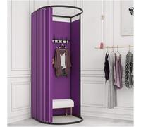 Cabine d'essayage de Magasin de vêtements, cloison de confidentialité, présentoir Portable pour vêtements à Langer, vestiaire temporaire Simple pour Centre Commercial, Rideau occul