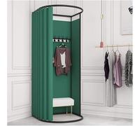 Cabine d'essayage de Magasin de vêtements, cloison de confidentialité, présentoir Portable pour vêtements à Langer, vestiaire temporaire Simple pour Le Centre Commercial, Rideau oc