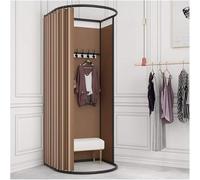 Cabine d'essayage de Magasin de vêtements, cloison de confidentialité, présentoir Portable pour vêtements à Langer, vestiaire temporaire Simple pour Centre Commercial, Rideau occul