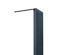 Cabine D'essayage De Magasin De Vêtements, Tringle Rideau Murale en Forme De L pour La Protection De La Vie Privée, Tringles À Rideaux en Métal Portables