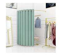 Cabine D'essayage De Magasin De Vêtements, Vestiaire pour Centre Commercial Et Boutique, Dressing pour La Protection De La Vie Privée Et Séparateur De Pièce, Inclure Rideau, Tringle (Couleur : Blue-c