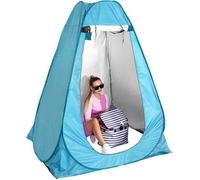Cabine d'essayage de plage - SPRINGOS - Pop-up - 120 x 120 x 190 cm - Bleu - Tente multifonctionnelle