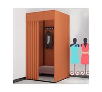 Cabine d'essayage Portable avec Rideaux occultants, Pliable et entièrement fermée, pour préserver l'intimité des magasins de vêtements