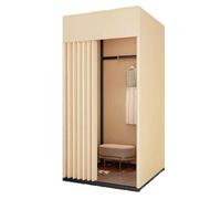 Cabine d'essayage portable, Cabine d'essayage pliable portable, rideau d'ombrage, base stable, multicolore, plusieurs tailles(Geel,100x100x200cm)