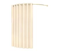 Cabine d'essayage Portable for Magasin de vêtements, avec Tringle à Rideau d'ombrage et Crochet for vestiaire Bureau ou Centre Commercial(Beige,80x80x200cm)