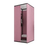 Cabine d'essayage portable - Vestiaire temporaire mobile spacieux du sol au plafond pour les commerçants, solution idéale pour les vestiaires urbains
