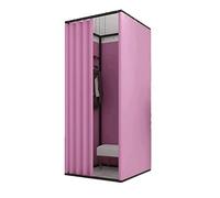 Cabine d'essayage portable - Vestiaire temporaire mobile spacieux du sol au plafond pour les marchands et les événements, solution idéale pour les détaillants urbains