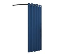 Cabine d'essayage temporaire d'angle, vestiaire Mural Suspendu, Centre Commercial, vestiaire Mobile en Forme de C for Magasin de vêtements(Blauw,80cm)