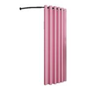 Cabine d'essayage temporaire d'angle, vestiaire Mural Suspendu, Centre Commercial, vestiaire Mobile en Forme de C for Magasin de vêtements(Lila,100cm)