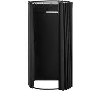 Cabine d'essayage VEVOR Vestiaire portable avec rideaux épais en polyester, protection visuelle avec rideau d'ombrage & crochets, pour boutiques centres commerciaux ateliers de couture 100 x 95 x 200