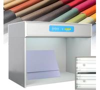 Cabine d'évaluation Couleurs pour Impression Textile,D65/TL84/UV/F/CWF/TL83 | Cabine professionnelle d'harmonisation des couleurs (4, 5 ou 6 sources) pour tissus, vêtements, impression et peinture