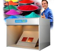 Cabine d'évaluation des Couleurs avec contrôleur et 6 Sources Lumineuses | Harmonisation professionnelle des couleurs (4, 5 ou 6 sources) ; convient à la céramique, aux chaussures et à la maroquinerie