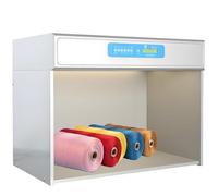 Cabine d'évaluation des couleurs textiles,4/5/6 sources lumineuses,cabine d'évaluation des couleurs,boîte/cabine lumineuse de laboratoire pour l'évaluation des couleurs No45°grandstand-Sixlight