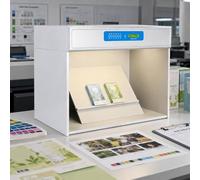 Cabine d'évaluation des couleurs textiles,cabine d'évaluation des couleurs avec éclairage LED,cabine lumineuse professionnelle pour l'impression de vêtements et de tissus 45°grandstand-Fourlight
