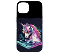 Cabine DJ licorne pour s'amuser et écouter de la musique sans arrêt Coque pour iPhone 13