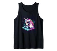 Cabine DJ licorne pour s'amuser et écouter de la musique sans arrêt Débardeur
