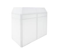 CABINE DJ PREMIUM | 135cm x 146cm x 70cm | Design pliable | Housses interchangeables | Panneaux en maille ventilés | Étagère