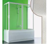 Cabine douche 3 côtés Pare-Baignoire 70x150x70 CM en acrylique mod. Nettuno avec ouverture centrale