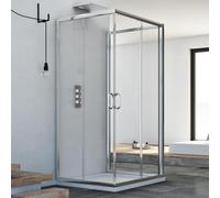 Cabine douche 70x120x70 CM H185 trasparent modèle Junior Trio