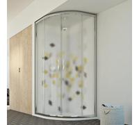Cabine Douche 90x90 H198 cm Demi-circulaire Opaque mod. Evolution