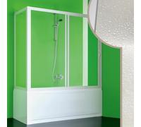 Cabine douche Pare-Baignoire 70x140 CM en acrylique mod. Plutone avec ouverture laterale