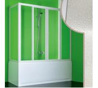 CABINE DE DOUCHE EN PVC CRILEX ACRYLIQUE 2 PORTES COULISSANTES BLANCHE