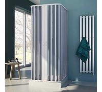 Cabine douche trois côté 80x80x80 CM H185 en Plastique pvc modèle Nova