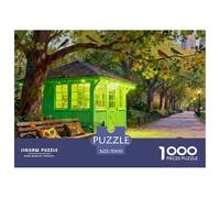 Cabine du Parc Central de New York Puzzle en Bois Imperméable DIY Puzzles De 1000 Pièces pour Adultes Cadeaux Coloré De Décoration pour La Maison
