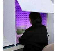 Cabine Enregistrement Portable, Bouclier De Microphone Professionnel, Cabine Vocale Portable Pour Enregistrement Sonore, Mousse Insonorisante, Panneaux Acoustiques, Bouclier isolation Acoustique