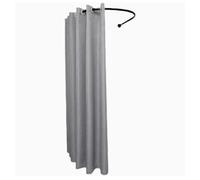 Cabine essayage Cabine d'essayage for Centre Commercial, tenture Murale temporaire en Forme de U, Magasin de vêtements, vestiaire, Rideau d'essayage Tente de Douche(Grey,90 * 90cm)