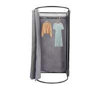 Cabine Essayage Portable, Vestiaire Pliable Boutique, Rideau Occultant