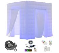 Cabine gonflable avec éclairage LED pour événements et promotions